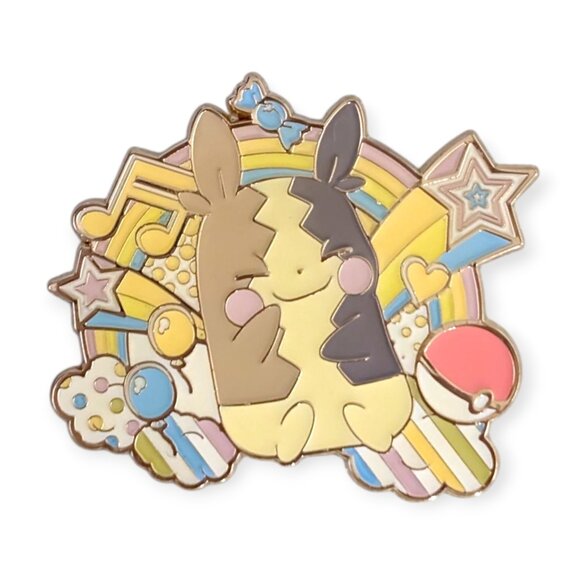 Pokemon Enamel Pin: Morpeko with Rainbow and Pokéball
